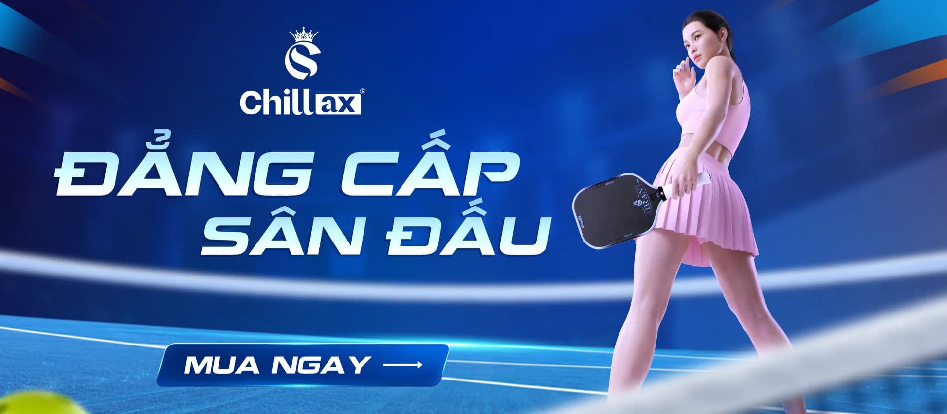 Tốc Độ & Kiểm Soát — Vợt Carbon Thi Đấu Chuẩn USAPA